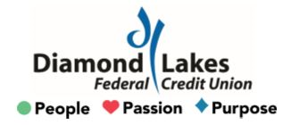 Diamond Lakes Federal Credit Union logo